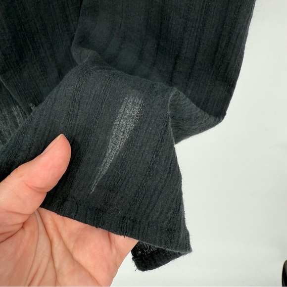 Billabong Lace-up Blue Skies Swim Beach Cover Up in Black Size M - Picture 9 of 14